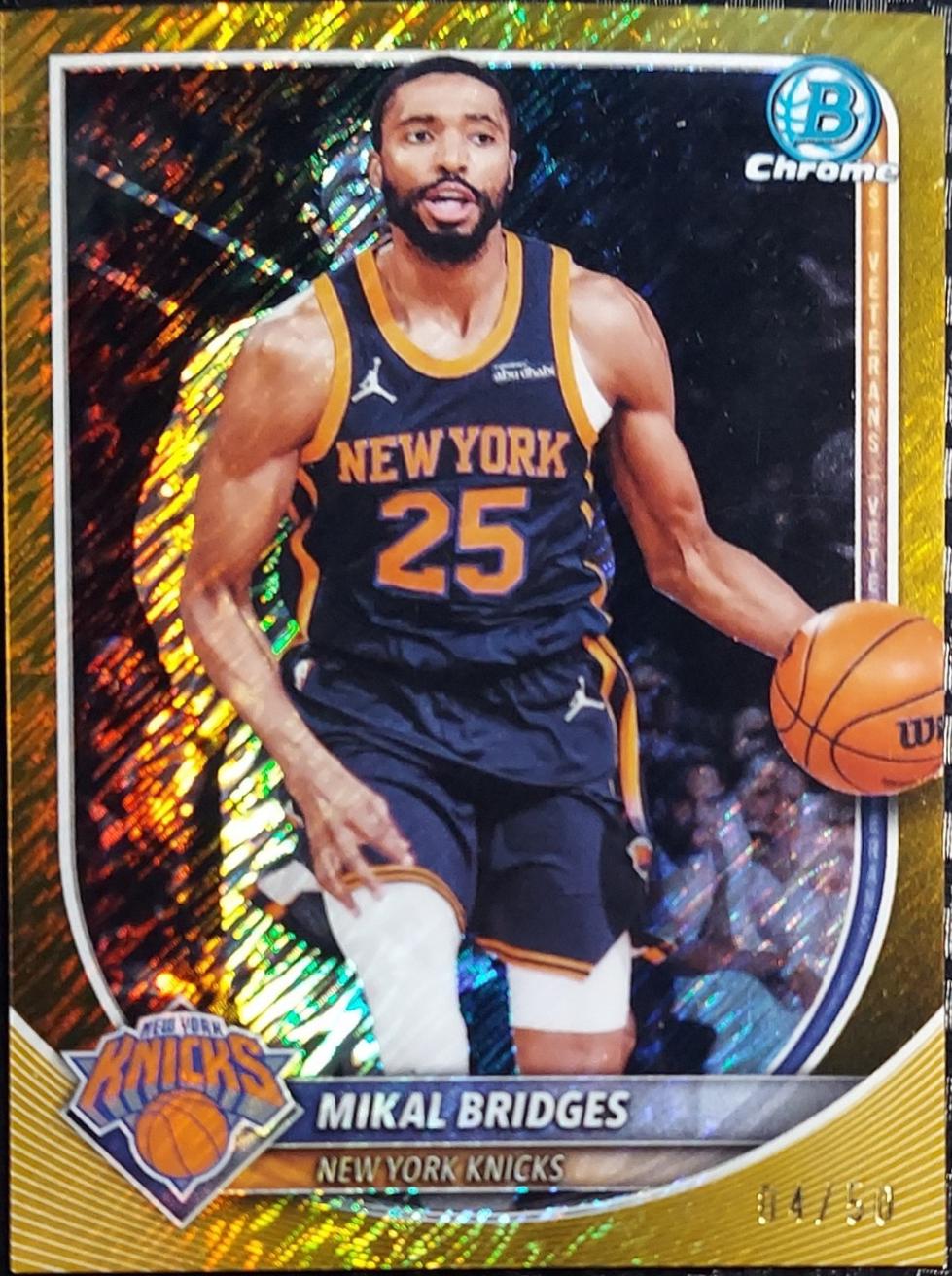Mikal Bridges [Gold Refractor] #BCV-152