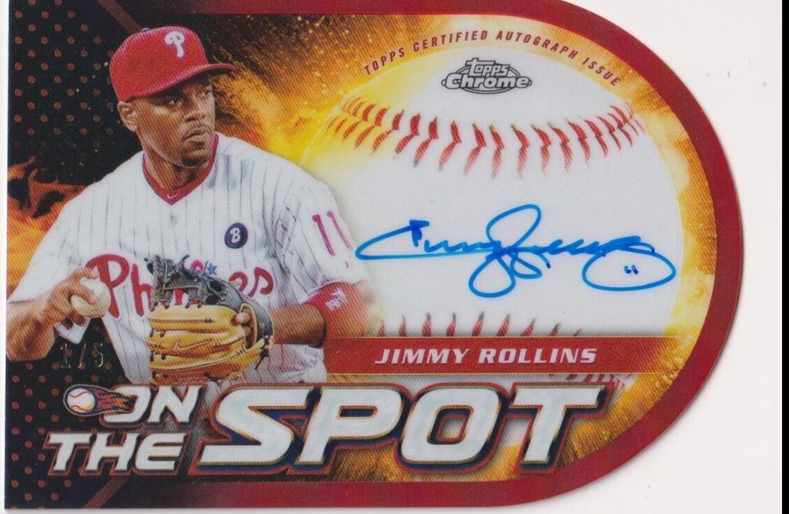 Jimmy Rollins [Red Refractor] #OSA-JR