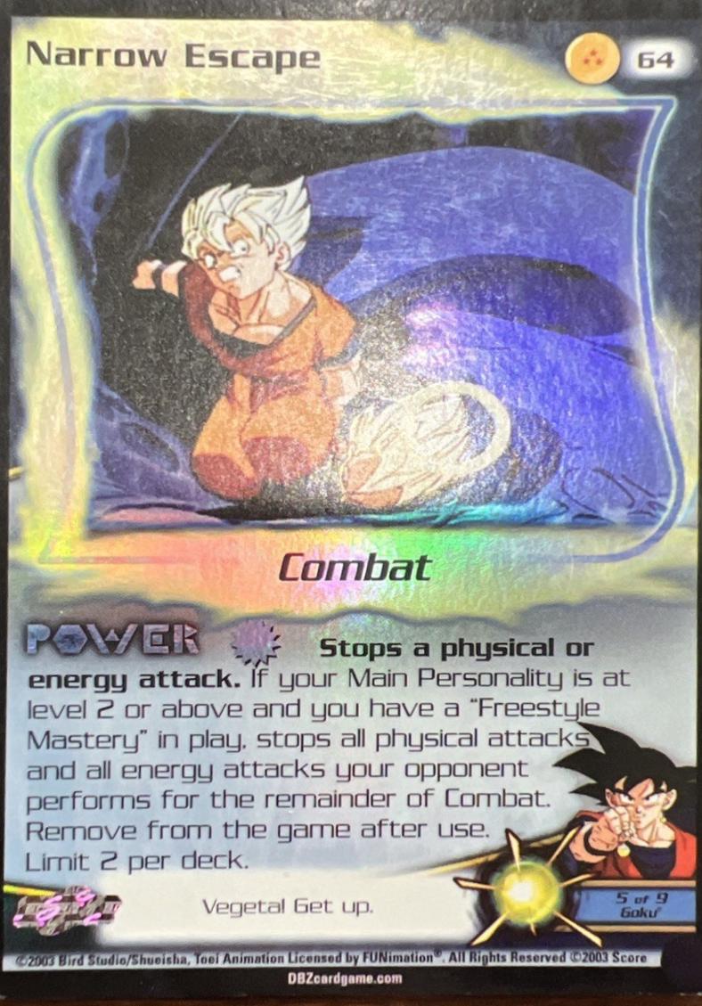 Narrow Escape 64 Dragon Ball Z Fusion Saga