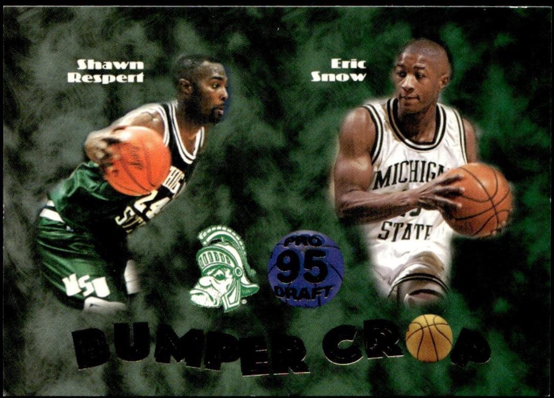 Shawn Respert / Eric Snow #BC-98 1995 Collect A Card Basketball