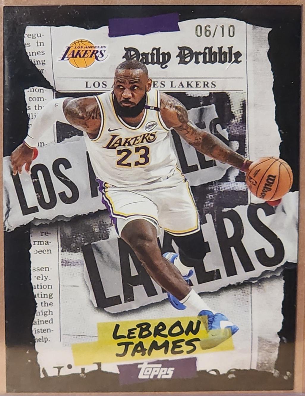 LeBRON James [Black Rainbow] #DD-1 Prices | 2025 Topps The Daily