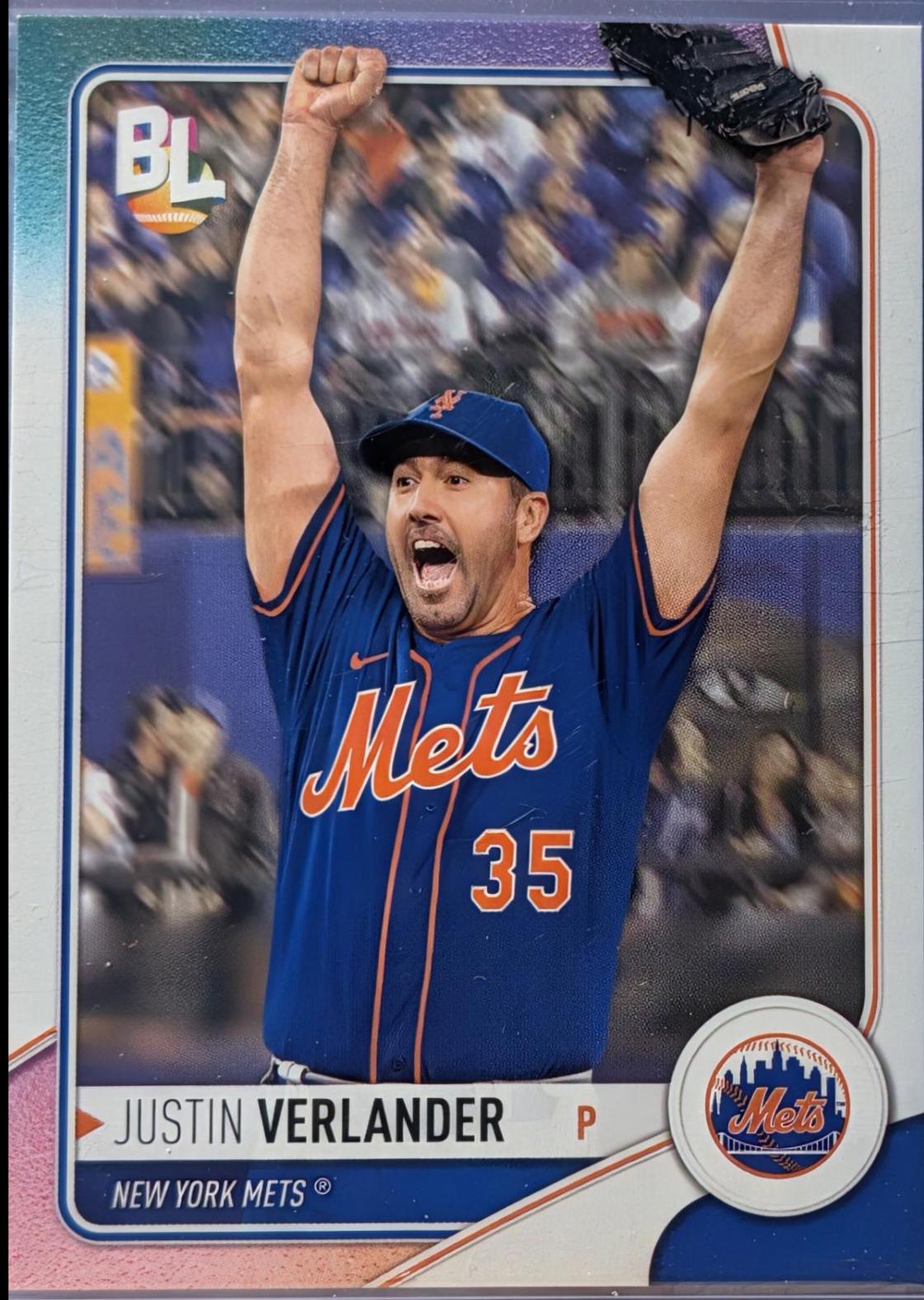 Justin Verlander #WR-24 2023 Topps Big League Wrapper Redemption Baseball