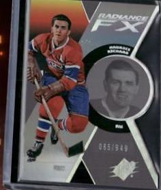 Maurice Richard #RFX-19 Hockey Cards 2023 SPx Radiance FX