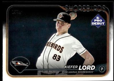 Kiefer Lord #PD-101 Baseball Cards 2024 Topps Pro Debut