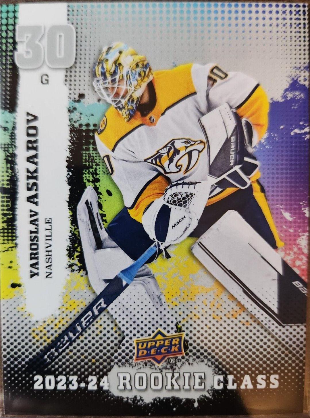 Yaroslav Askarov #CC-5 Hockey Cards 2023 Upper Deck Commemorative Class
