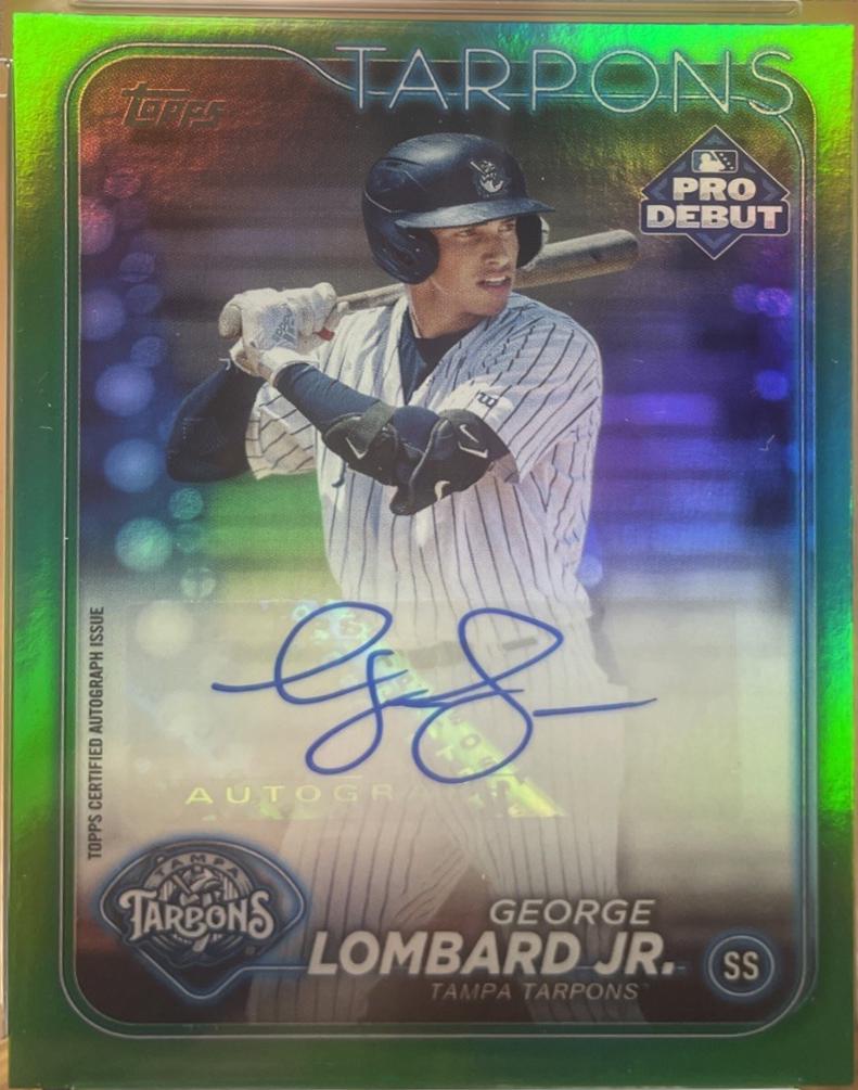 George Lombard Jr. [Sparkle Foil Autograph] #PD-190