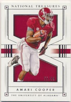 Amari Cooper #7 Football Cards 2016 Panini National Treasures Collegiate