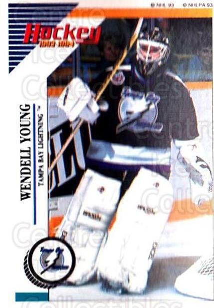 Wendell Young #221 1993 Panini Sticker Hockey