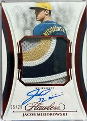 Jacob Misiorowski [Ruby] #20 Baseball Cards 2025 Panini Flawless Patch Autograph Prices
