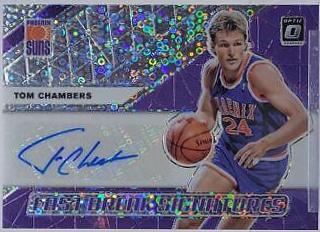 Tom Chambers #FB-TCH Basketball Cards 2019 Panini Donruss Optic Fast Break Signatures