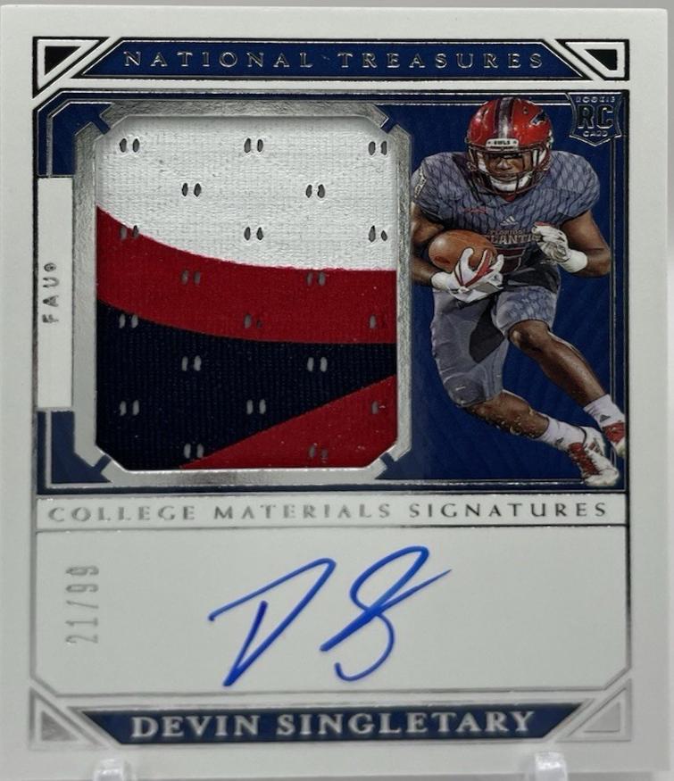 Devin Singletary #147 2019 Panini National Treasures Collegiate Football