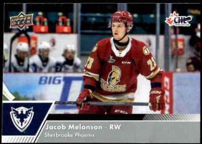 Jacob Melanson #1 Hockey Cards 2022 Upper Deck CHL