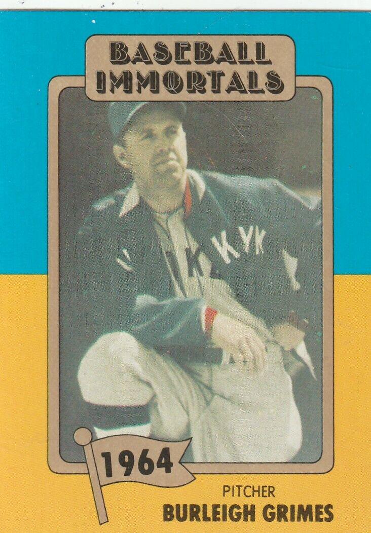 Burleigh Grimes #97 1980 Baseball Immortals