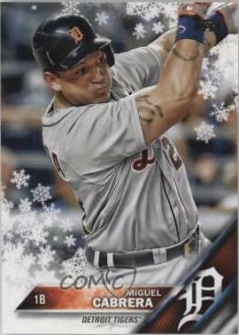 Miguel Cabrera #HMW99 2016 Topps Holiday Baseball