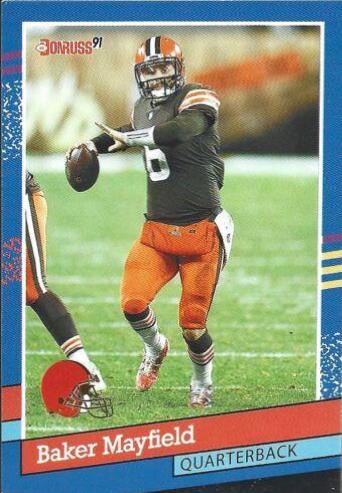 Baker Mayfield #91-39 Football Cards 2021 Panini Donruss Retro 1991