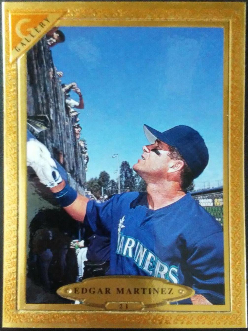 Edgar Martinez #21 Baseball Cards 1997 Topps Gallery