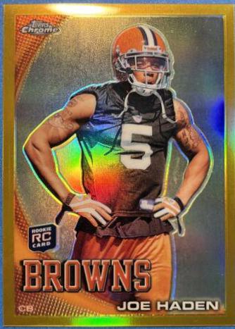 Joe Haden [Gold Refractor] #C86