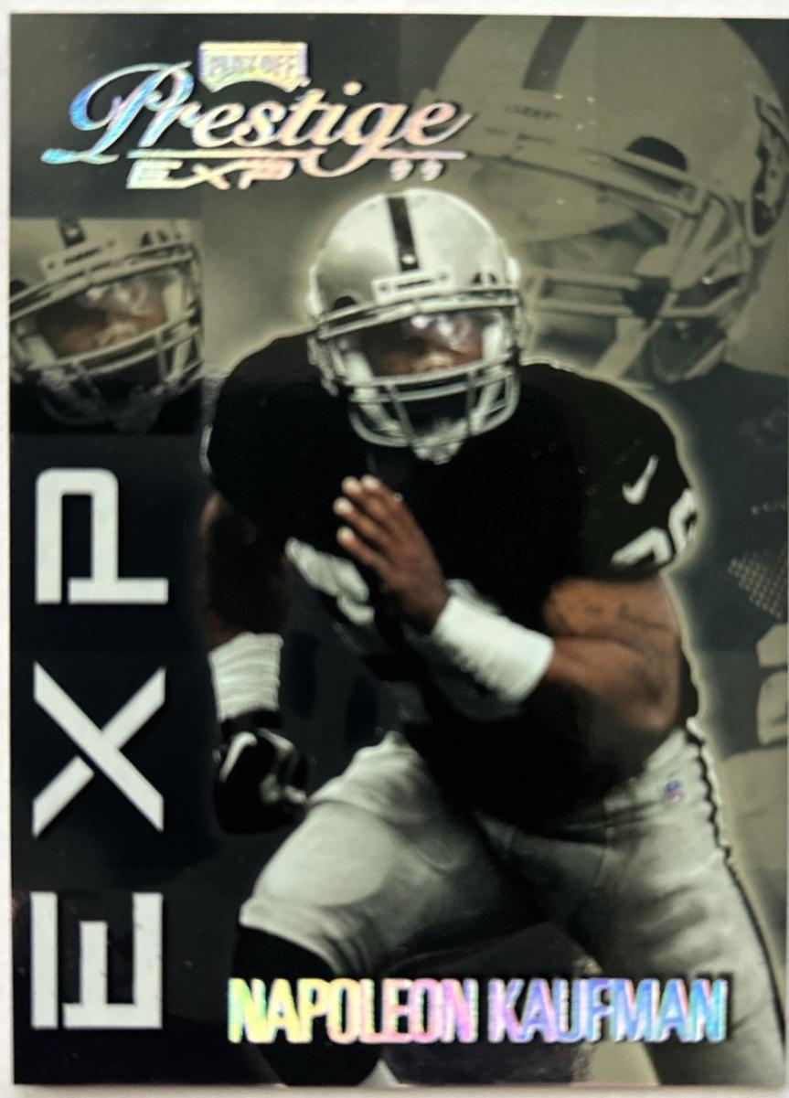Napoleon Kaufman #EX107 1999 Playoff Prestige Exp Football