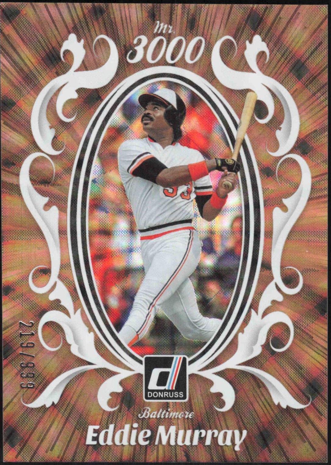 Eddie Murray #M3K-10 Baseball Cards 2023 Panini Donruss Mr. 3000