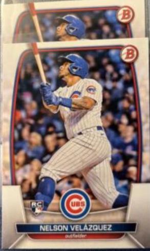 Nelson Velazquez #12 Baseball Cards 2023 Bowman
