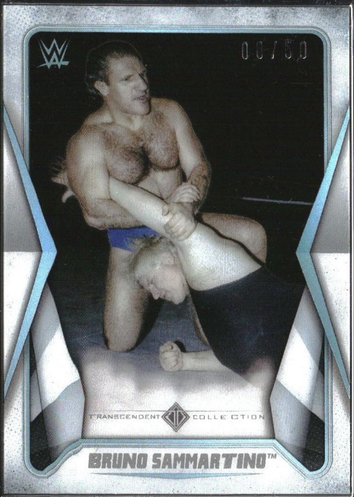 Bruno Sammartino #6 Wrestling Cards 2020 Topps WWE Transcendent