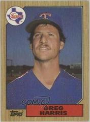 Greg Harris #44 Baseball Cards 1987 Topps Prices