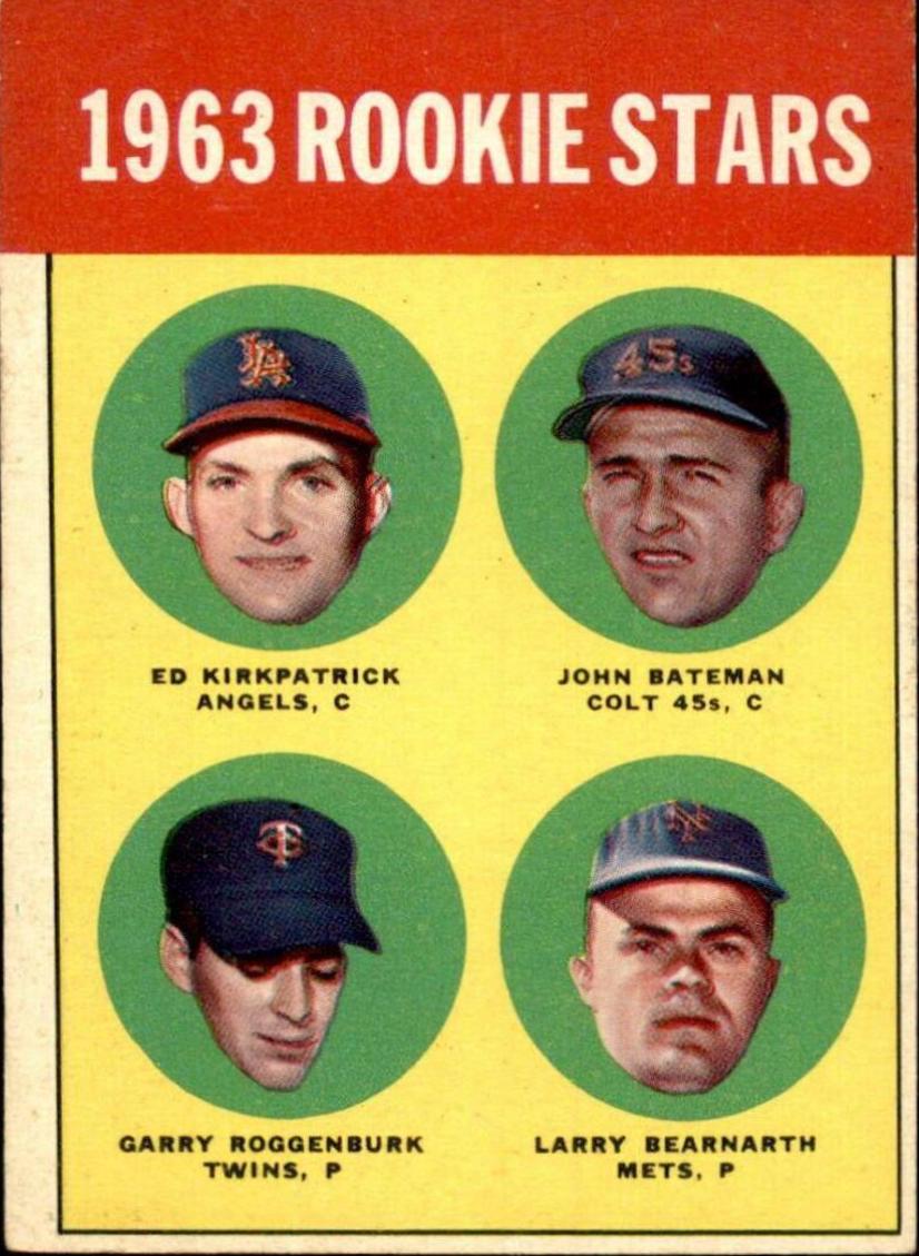 1963 Rookie Stars #386 Baseball Cards 1963 Topps