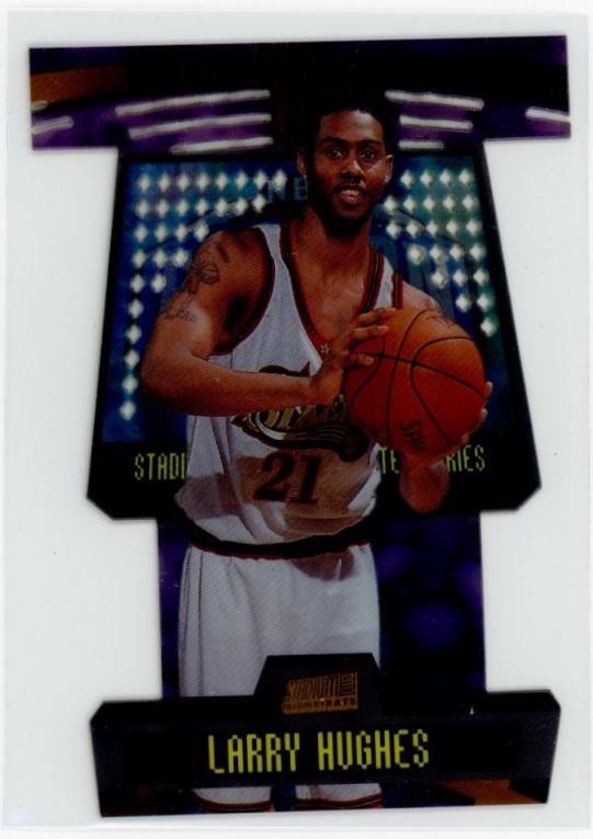 Larry Hughes #T16B 1998-99 Stadium Club Basketball Triumvirate