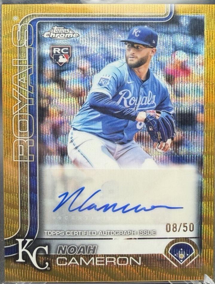 Noah Cameron [Gold Wave Refractor] #AC-NC Prices | 2025 Topps
