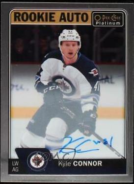 Kyle Connor #R-KC 2016 O Pee Chee Platinum Rookie Autographs Hockey