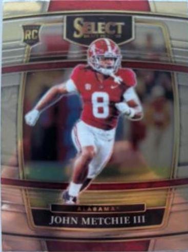 John Metchie III #9 Football Cards 2022 Panini Select Draft Picks