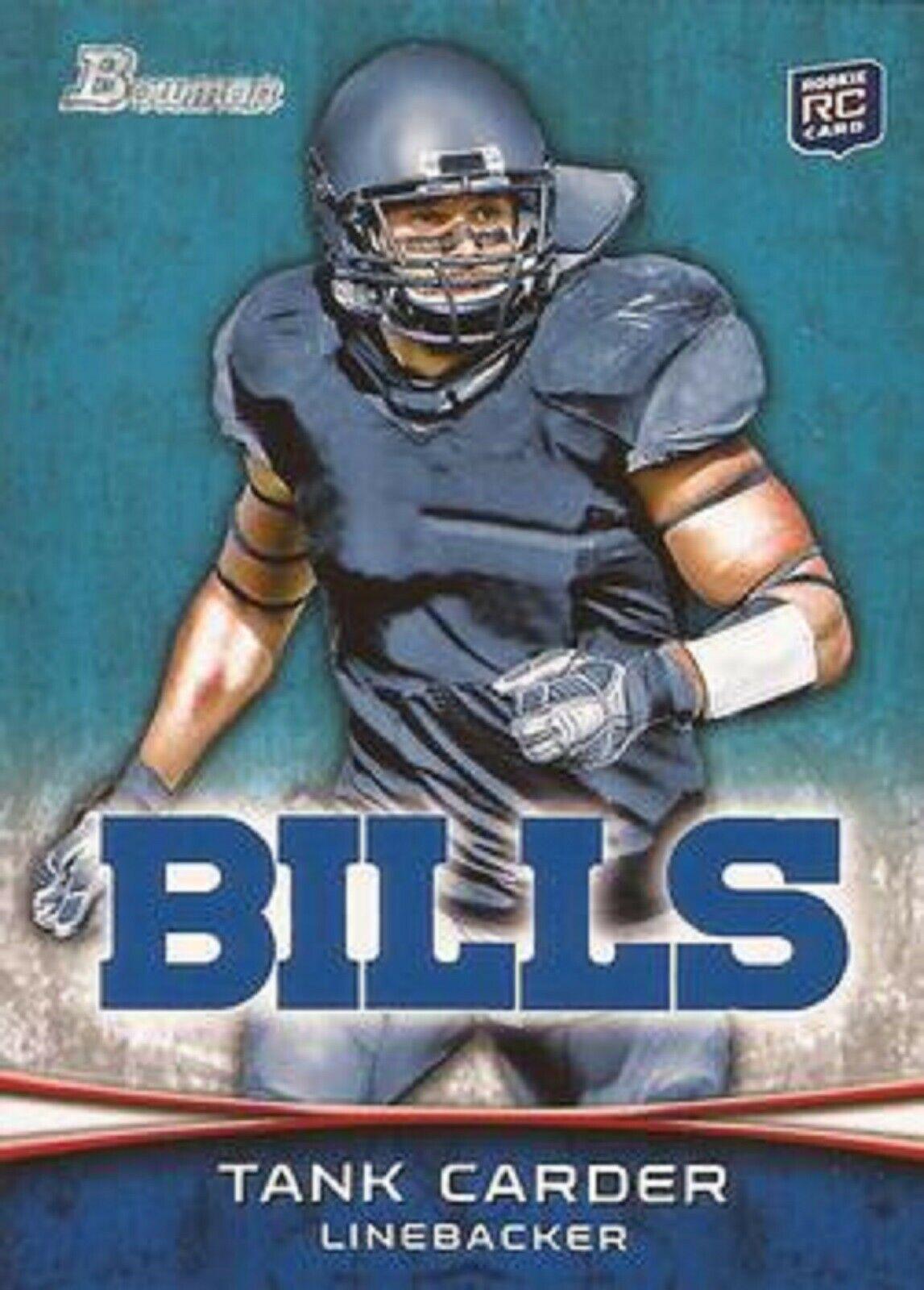 Tank Carder #108 2012 Bowman Football