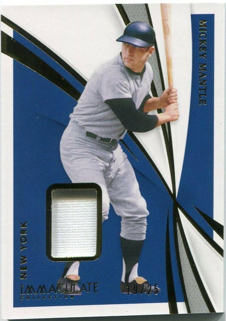 Mickey Mantle #5 Baseball Cards 2021 Panini Immaculate Collection