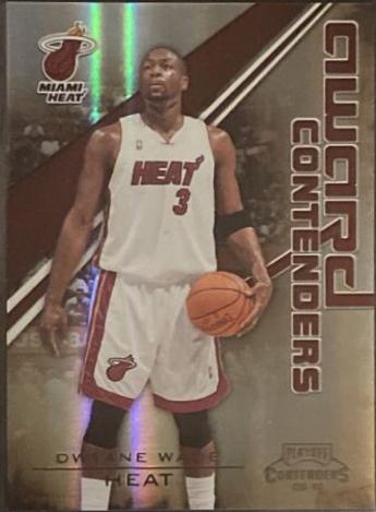 Dwyane Wade #8 Basketball Cards 2009 Playoff Contenders Award Contenders