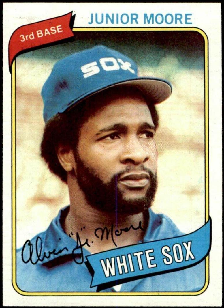 Junior Moore #186 Baseball Cards 1980 Topps