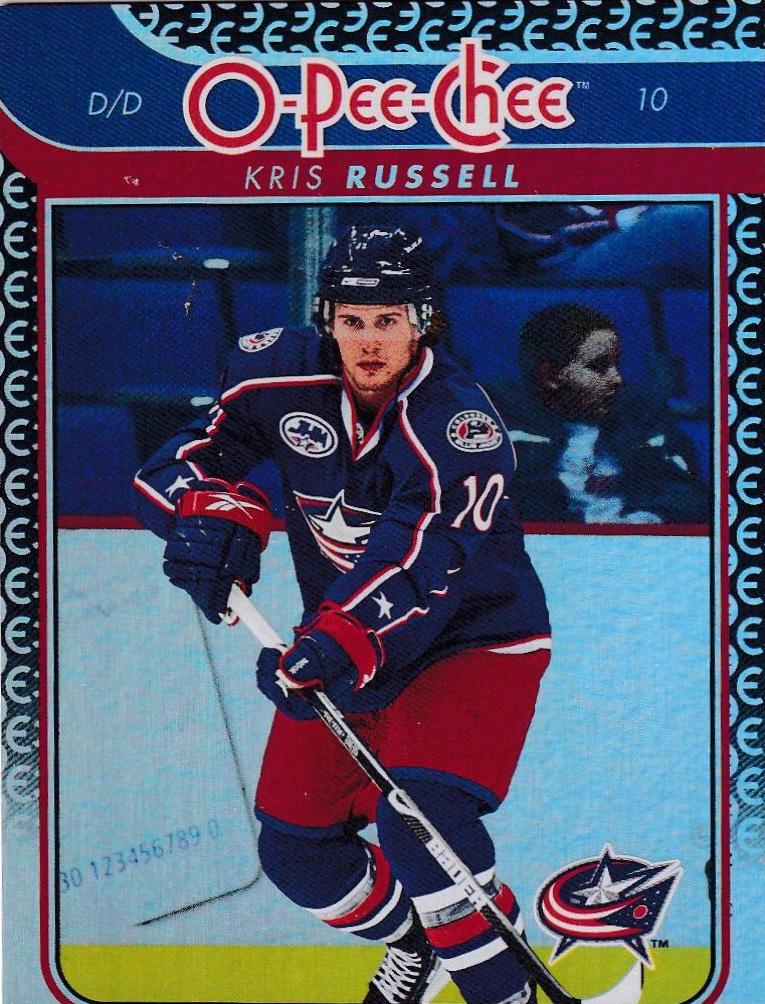 Kris Russell [Rainbow] #102 Prices | 2009 O Pee Chee | Hockey Cards