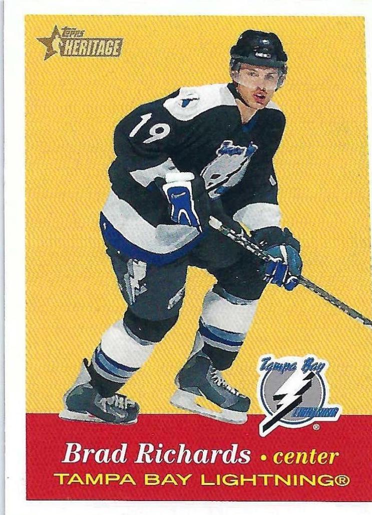 Brad Richards #26 Hockey Cards 2001 Topps Heritage