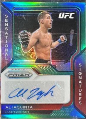 Al Iaquinta [Green] #SS-AIQ Ufc Cards 2021 Panini Prizm UFC Sensational Signatures