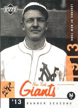 Christy Mathewson #55 Baseball Cards 2001 Upper Deck Legends of NY