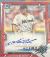 Jake Eder [Red Refractor] #CPA-JED