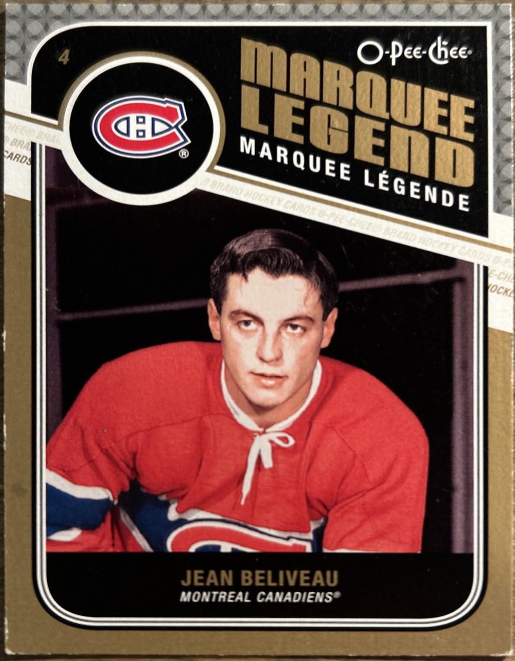 Jean Beliveau #520 2011 O Pee Chee Hockey