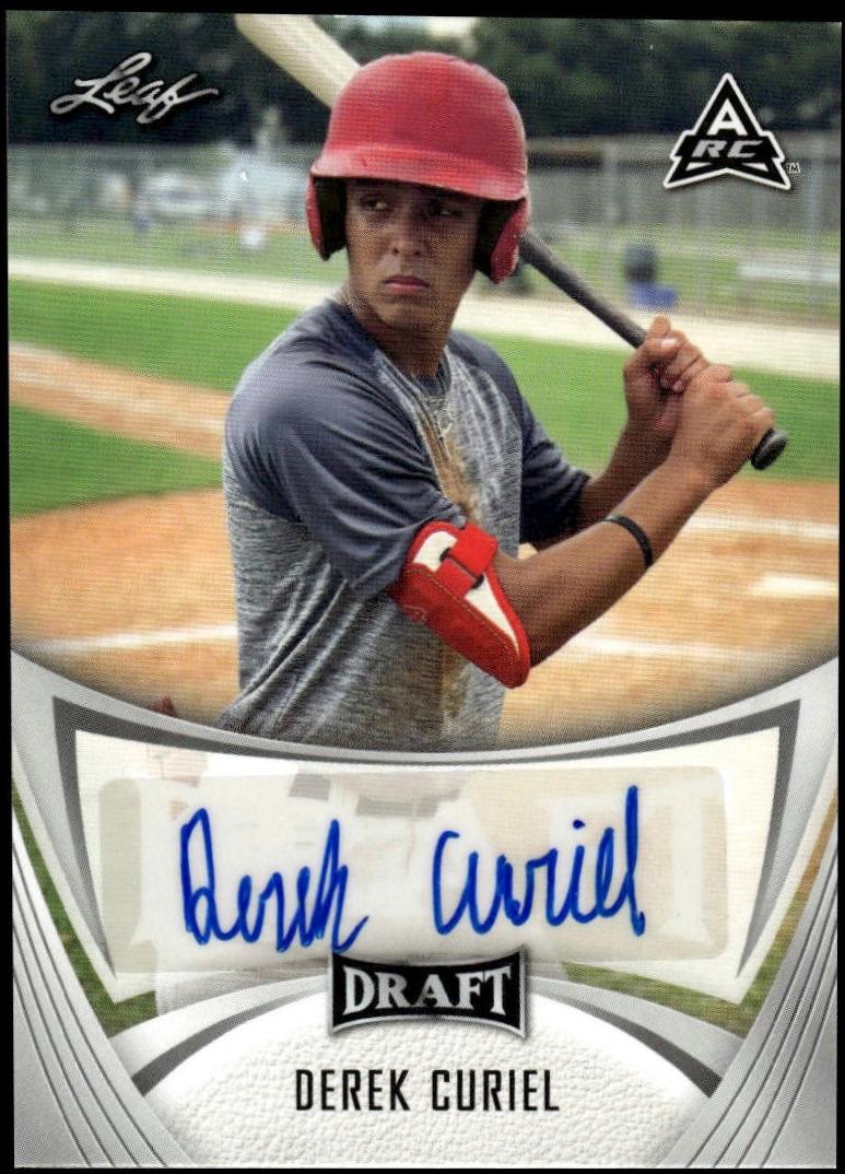 Derek Curiel ARC #BA-DC1 2021 Leaf Draft Autograph Baseball