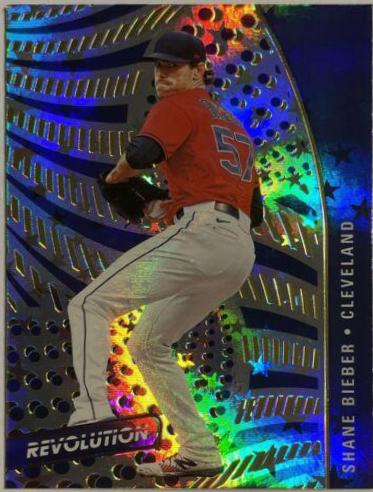 Shane Bieber #70 2021 Panini Chronicles Baseball Revolution