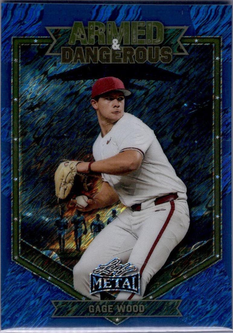 Gage Wood #ARB-24 2026 Leaf Metal Armed And Dangerous War Baseball