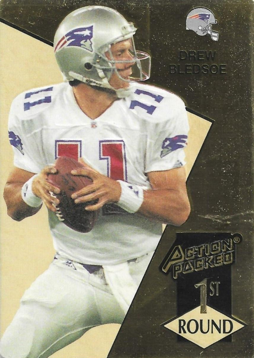 Drew Bledsoe #163 Football Cards 1993 Action Packed