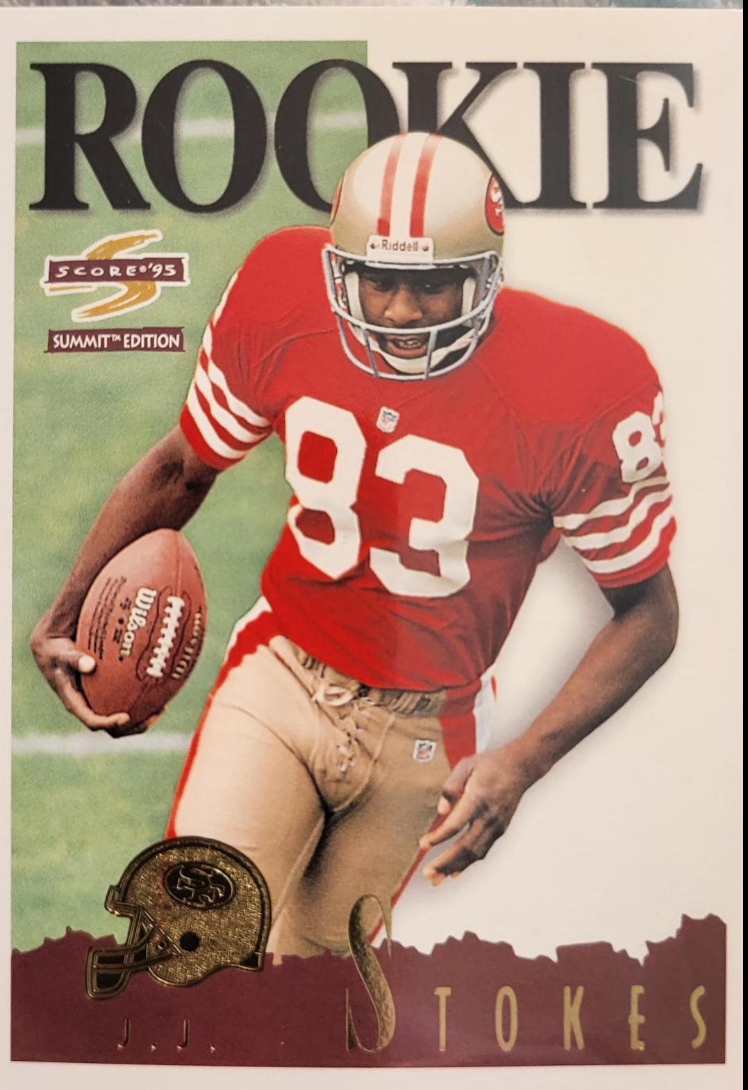 J.J. Stokes #144 1995 Summit Football