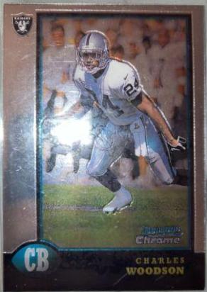 Charles Woodson #181 Football Cards 1998 Bowman Chrome