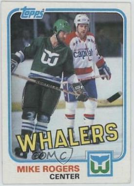 Mike Rogers #32 Hockey Cards 1981 Topps