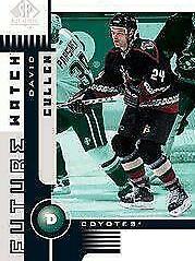 David Cullen #169 Hockey Cards 2001 SP Authentic
