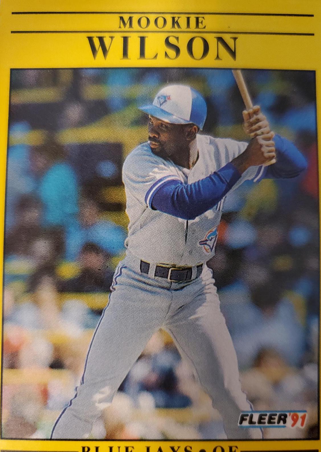 Mookie Wilson #192 Baseball Cards 1991 Fleer